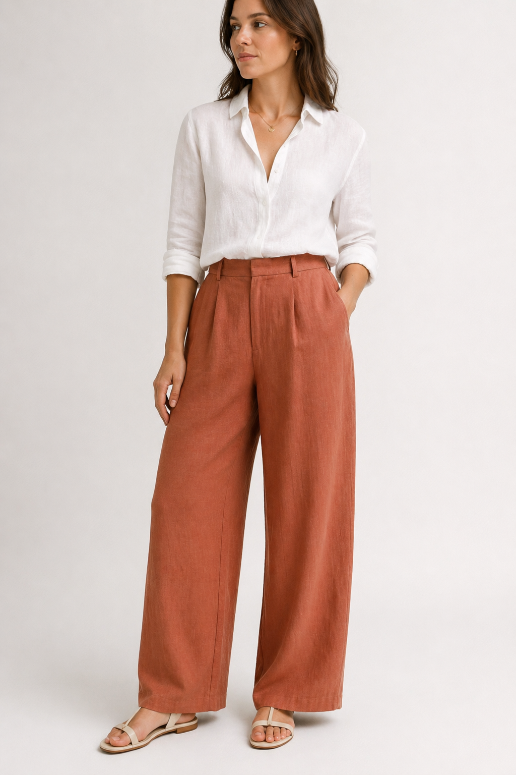 Wide-Leg Trousers | Relaxed Fit