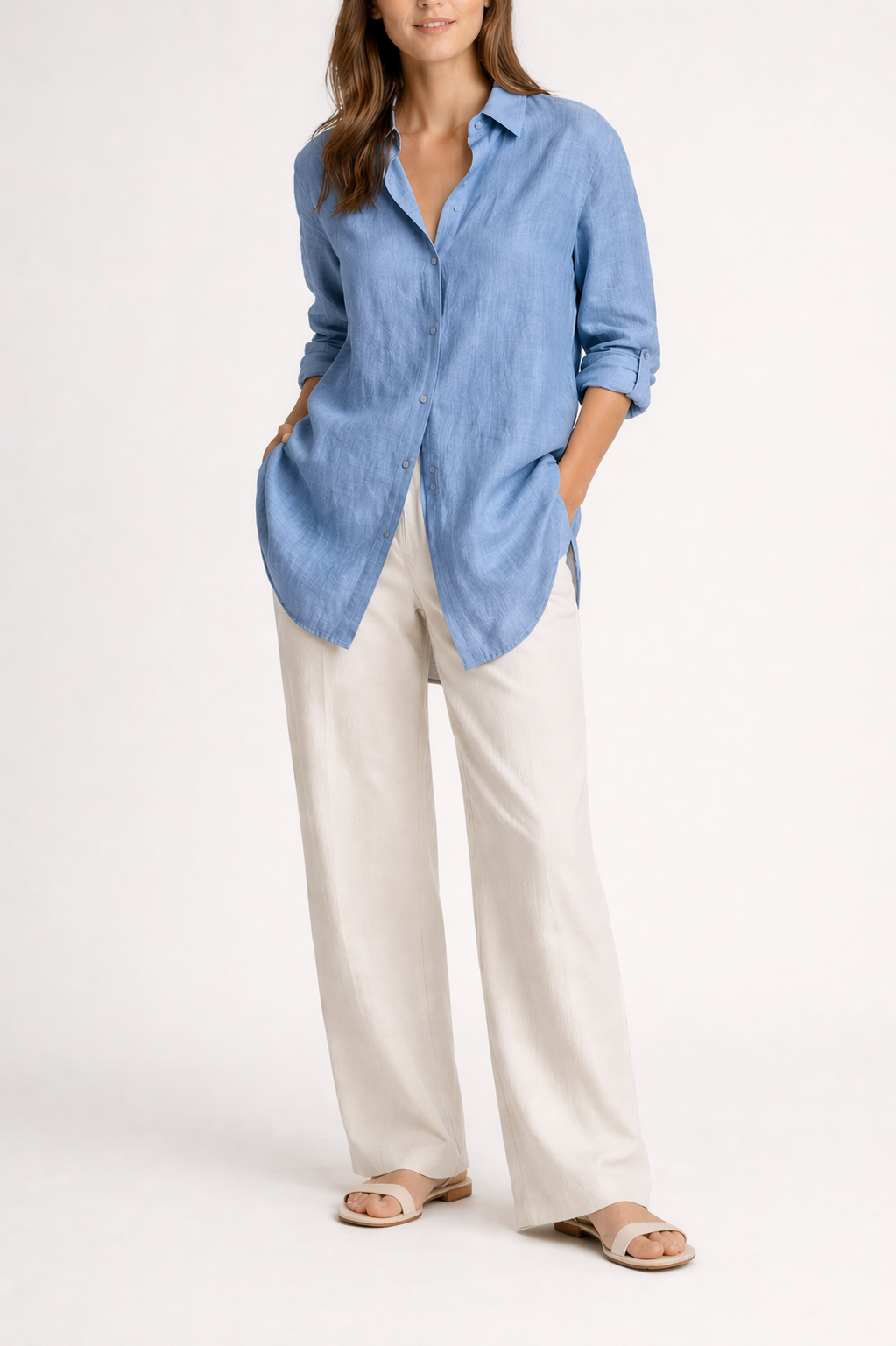 Relaxed Shirt | Longline | Oversized Fit