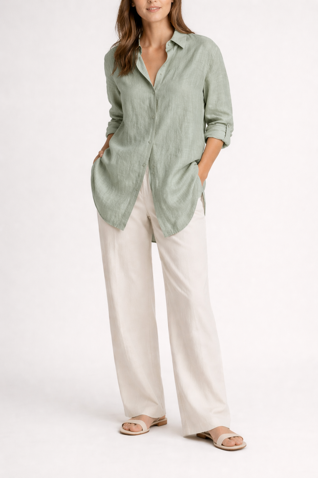 Relaxed Shirt | Longline | Oversized Fit
