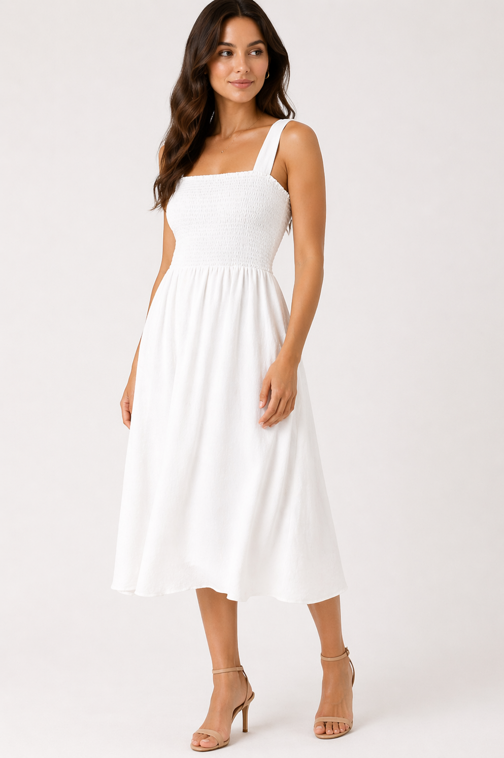 Smocked Sundress | Square Neck