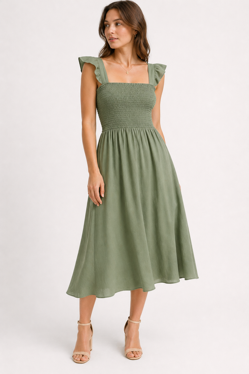 Smocked Sundress | Square Neck