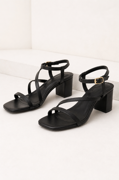 Block Heel Strappy Sandals | Summer & Occasion